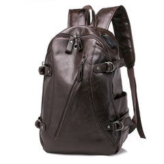 Large Capacity PU Leisure Backpack for Computers