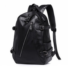 Large Capacity PU Leisure Backpack for Computers