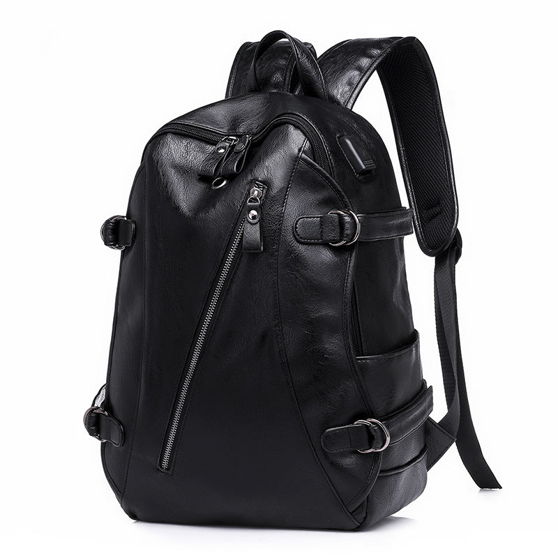 Large Capacity PU Leisure Backpack for Computers