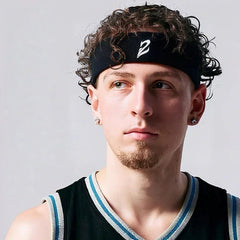 basketball headband in black