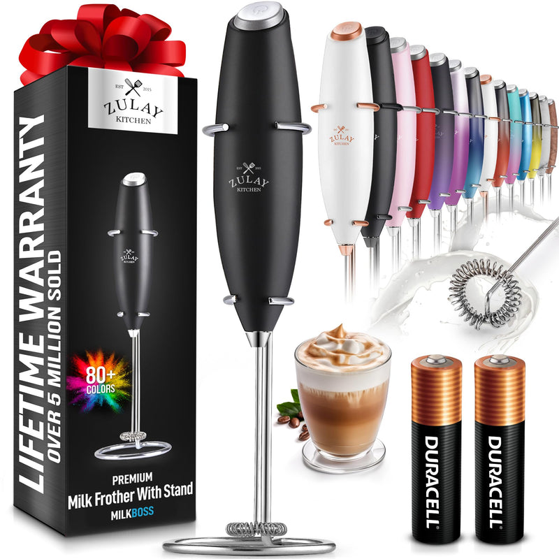 Zulay Kitchen Powerful Milk Frother Wand