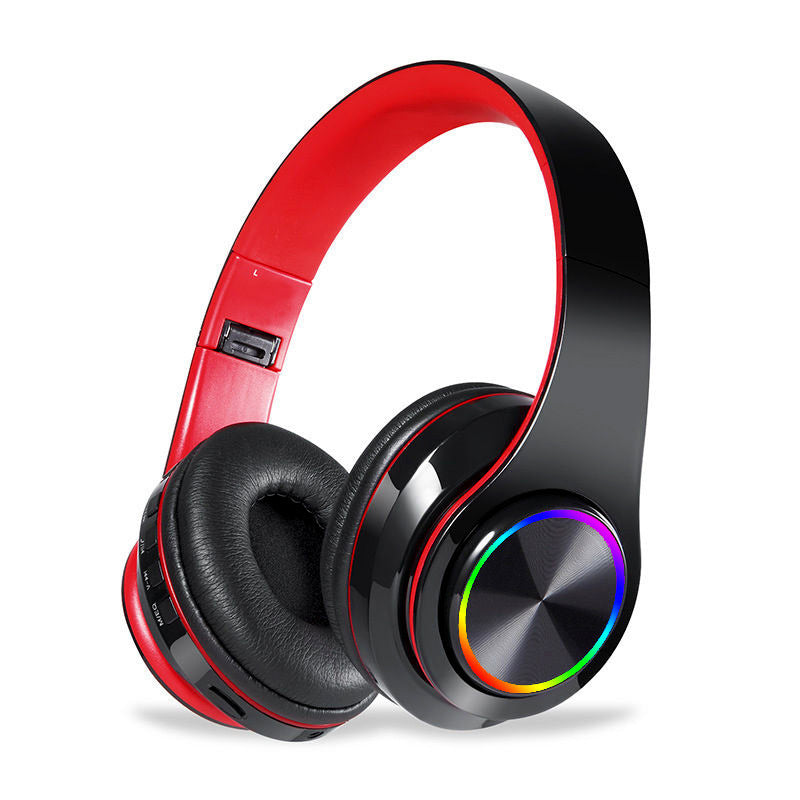 B39 Bluetooth Headphones with LED Light Feature